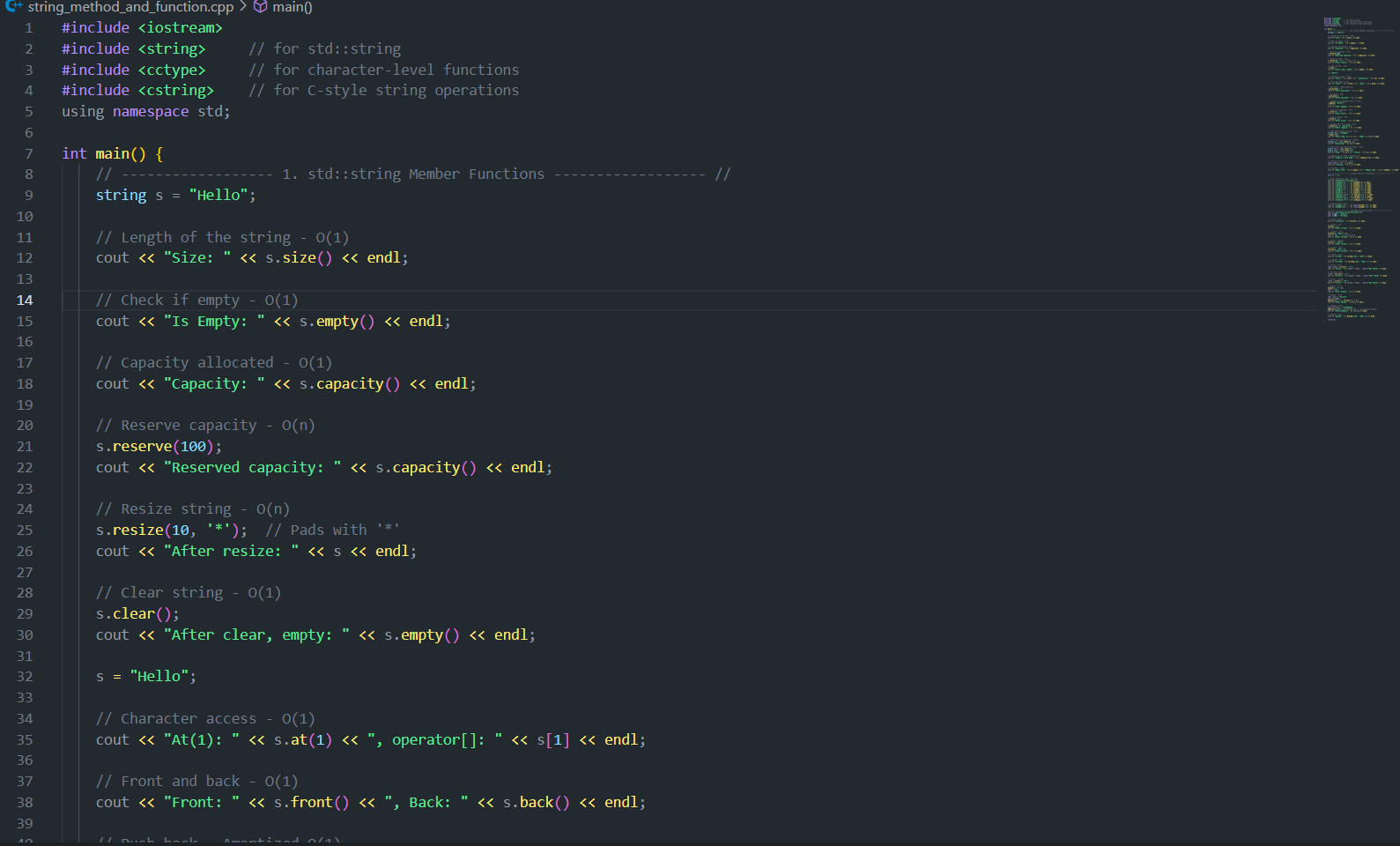 String Program